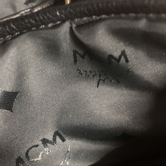 Swarovski yellow crystal studded backpack and it’s mini me! MCM - Picture 8 of 13